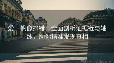 爱一帆像排错：全面剖析证据链与轴线，助你精准发现真相