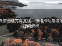 微密圈读完再复述：情绪推动与段落提纲解析