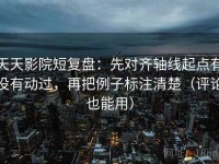 天天影院短复盘：先对齐轴线起点有没有动过，再把例子标注清楚（评论也能用）