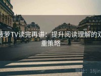 菠萝TV读完再讲：提升阅读理解的双重策略