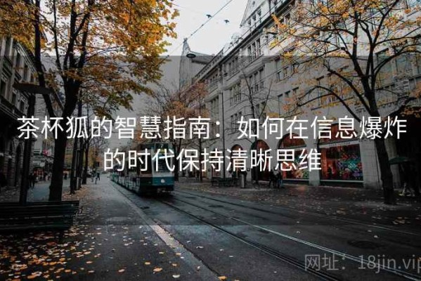 茶杯狐的智慧指南：如何在信息爆炸的时代保持清晰思维