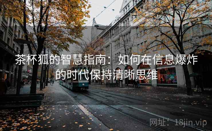 茶杯狐的智慧指南：如何在信息爆炸的时代保持清晰思维
