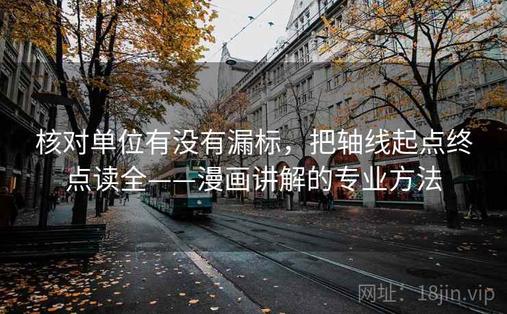 核对单位有没有漏标，把轴线起点终点读全——漫画讲解的专业方法